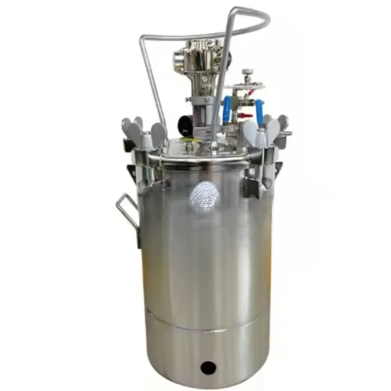 

30L hand-stirred carbon steel pressure drum with inner cylinder