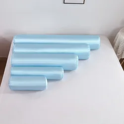 Round Cervical Roll Cylinder Bolster Pillow Removable Washable Cover Ergonomically Designed for Head, Neck,Back, and Legs