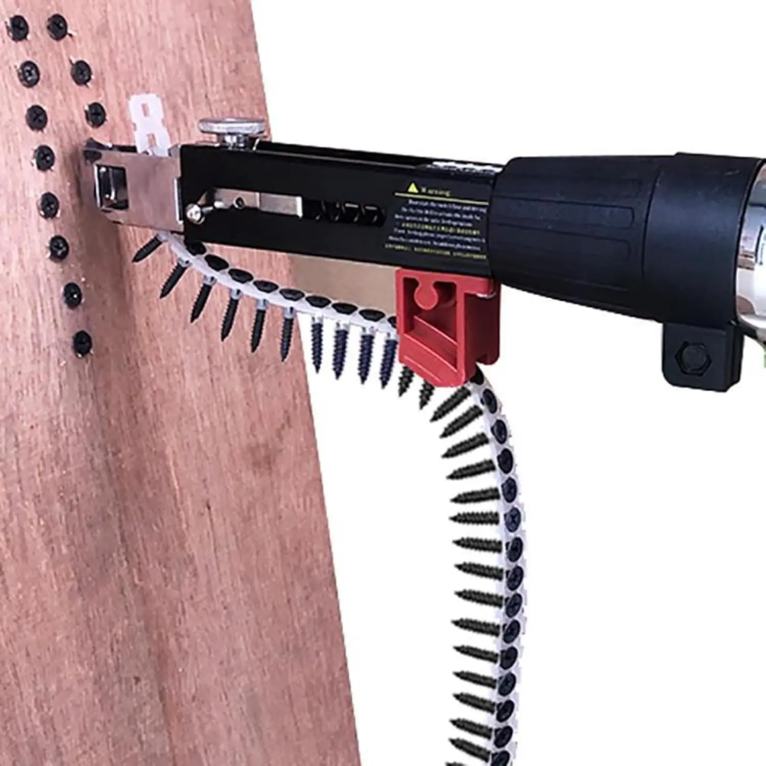 Carpentry Electric Drywall Screwdriver Gun Wodworking Tools Cordless Power Drill Adjustable Screw Length and Depth Easy to Use