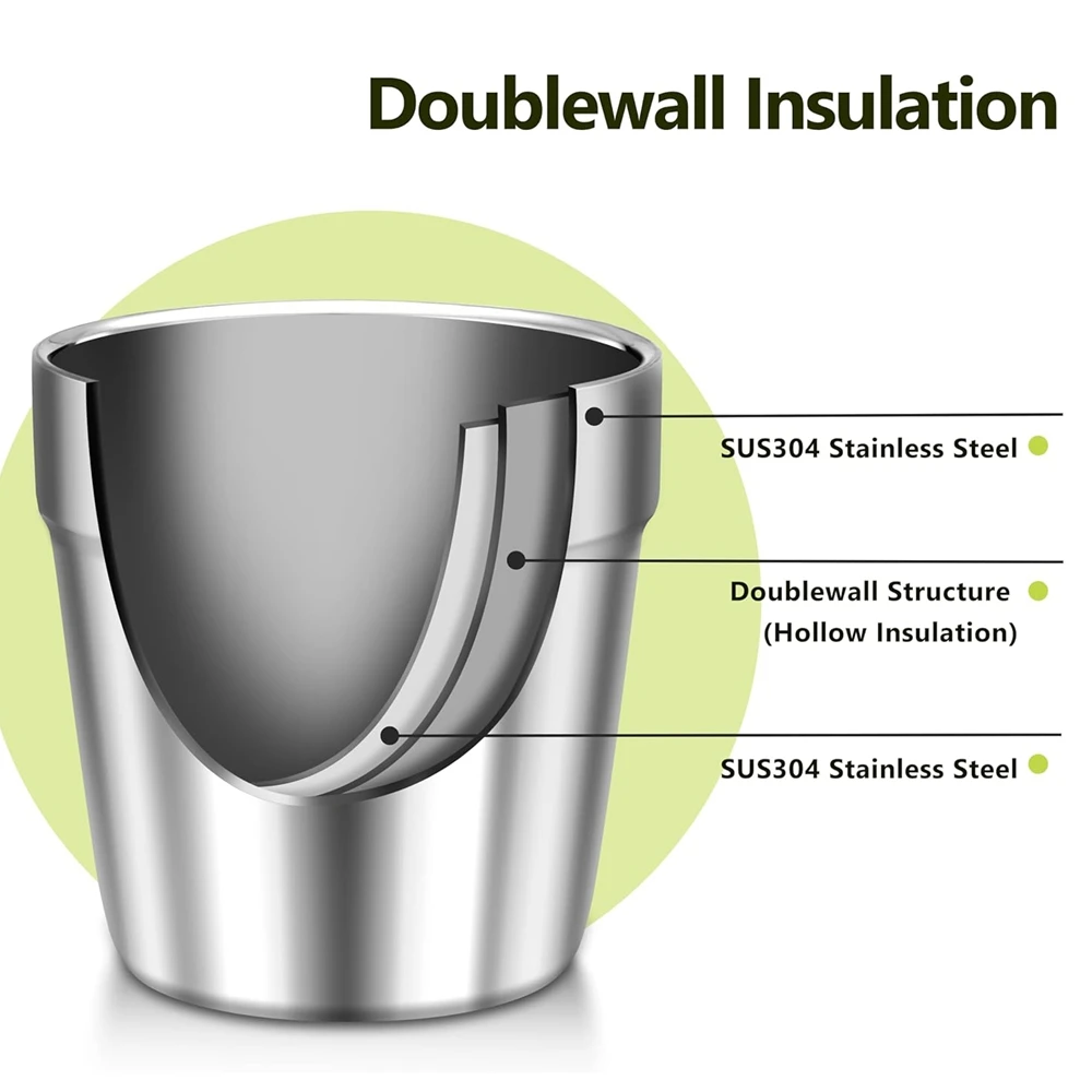 4 Pack Metal Cups 175ml Double Wall Metal Glasses Reusable Water Stainless Steel Cup Camping Mugs for Home Outdoor Travel Mugs