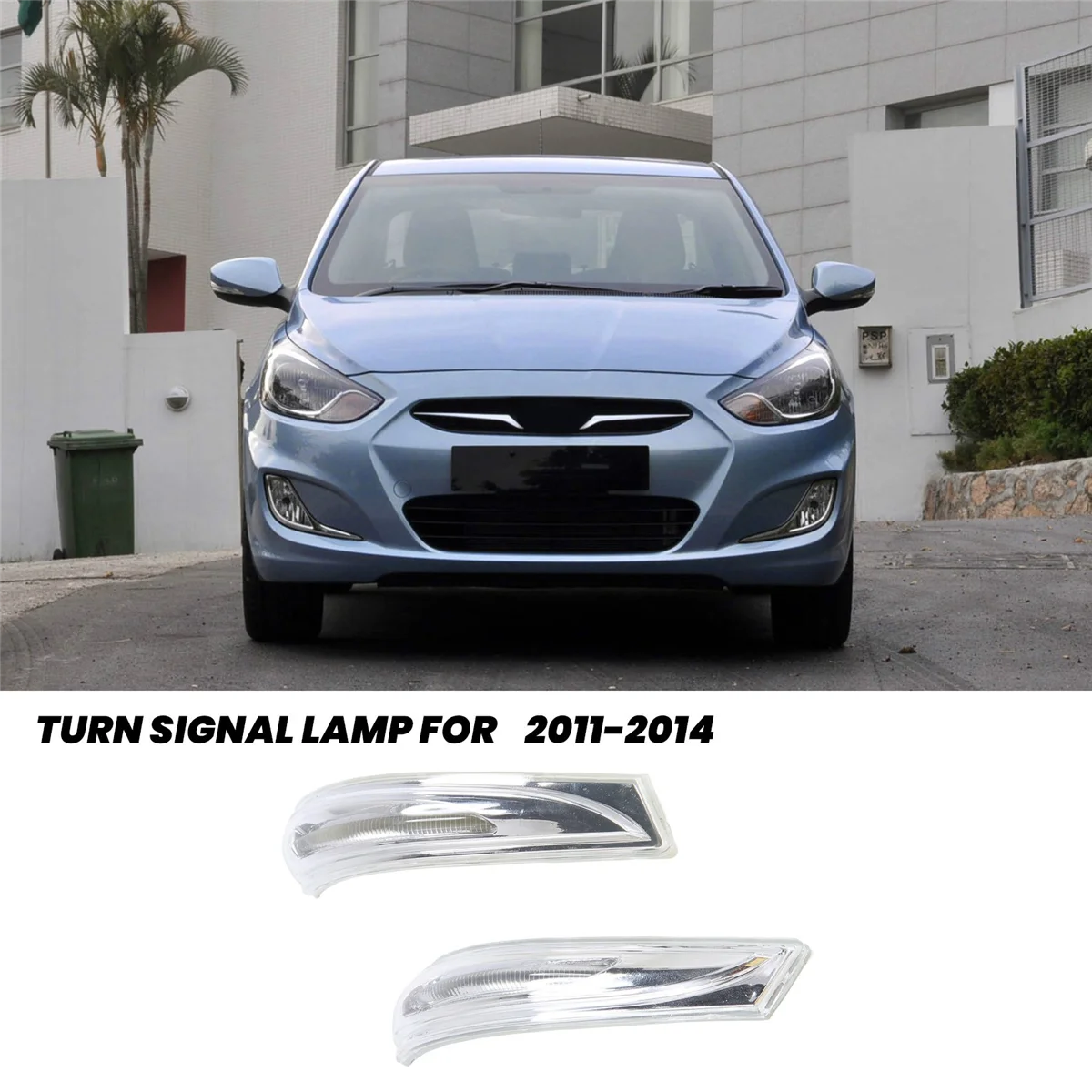 Autos eiten spiegel Blinker-Repeater-Lampe lh rh für Hyundai-Akzent 2009-2012 87614-1r000 87624-1r000