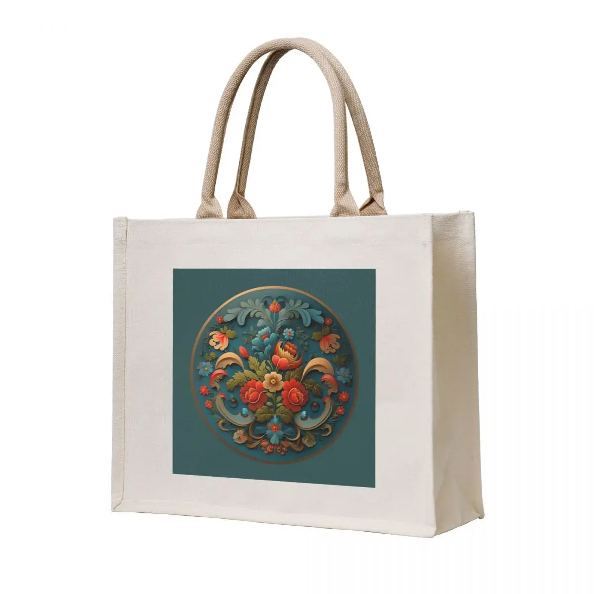 

Norwegian Blue Telemark Rosemaling Tote Bag university shopper bag shoping bag Candy bags