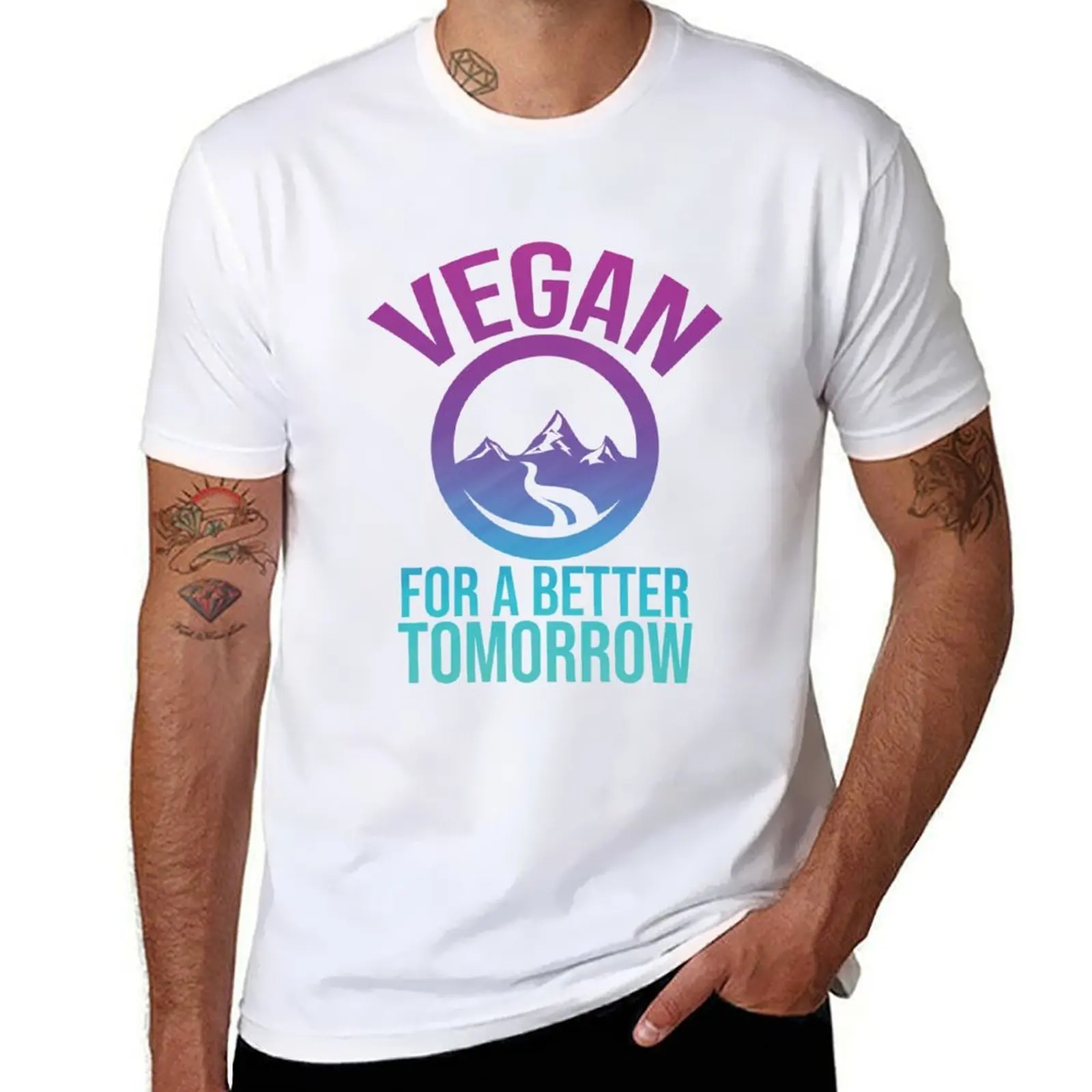 

Vegan for a better tomorrow! T-Shirt man t shirts graphic man graphic t shirt T-Shirt