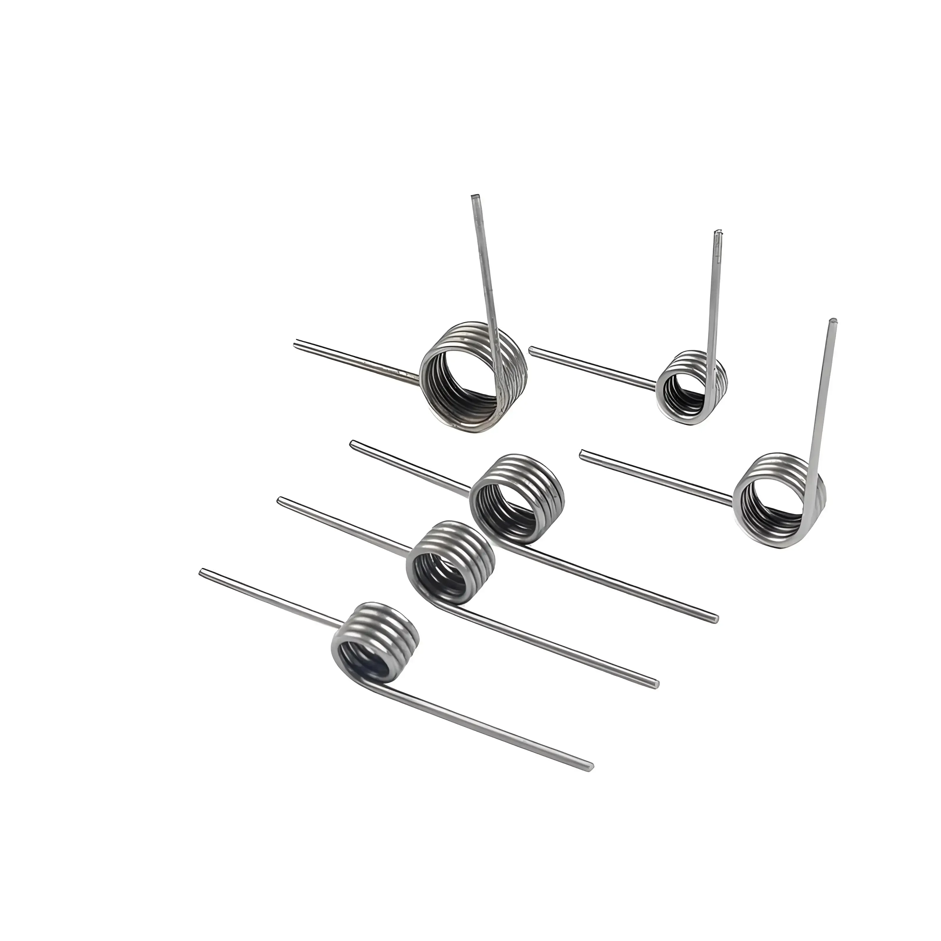 قطر السلك 0.3 مللي متر زنبرك التواء على شكل حرف V زاوية زنبركية 180 120 90 60 درجة نوابض صغيرة دقيقة نوابض مخصصة 3/6/9 لفات