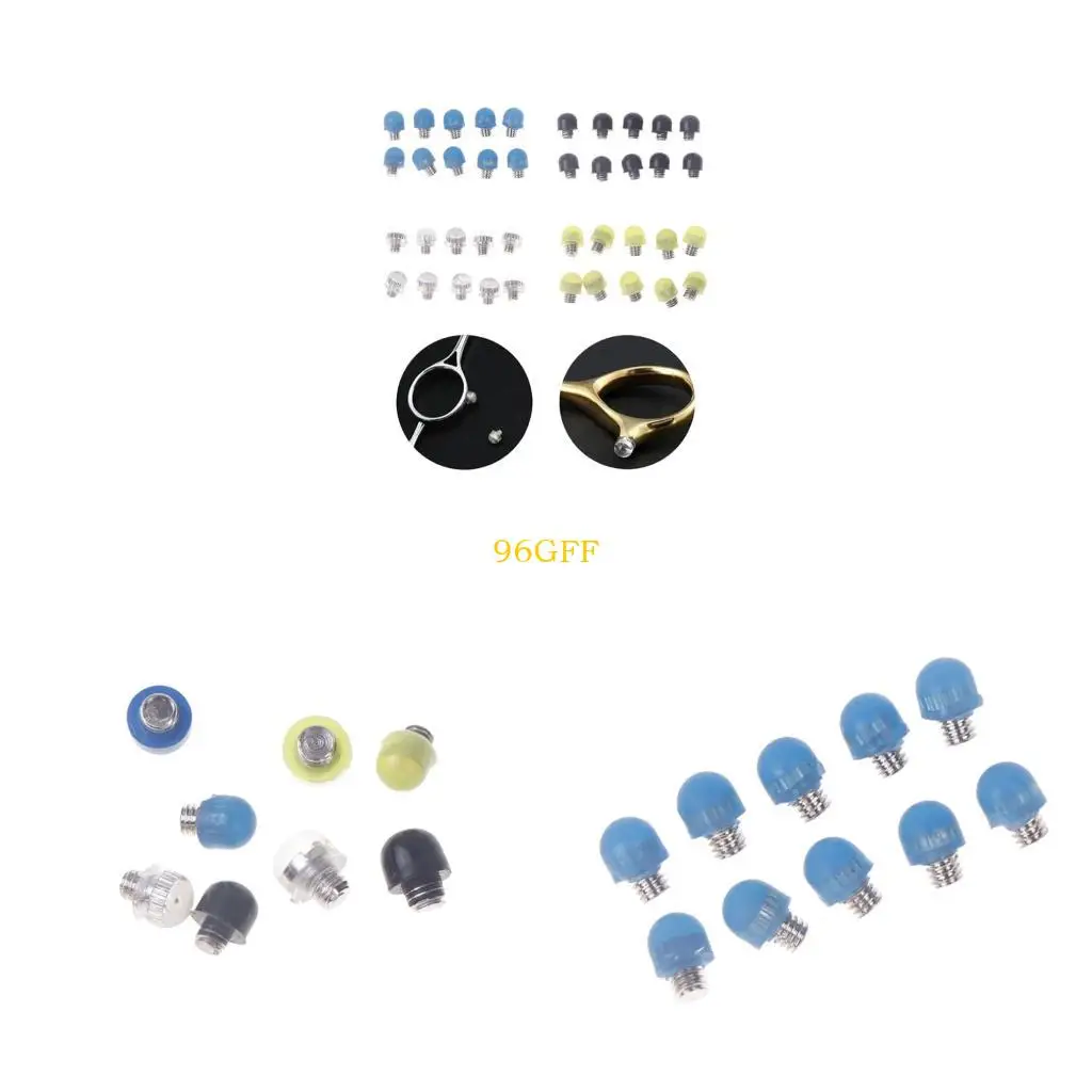 

96GF Hair Scissors Rubber Silencers Rubber Muffler Hair Scissor Silencers Accessories