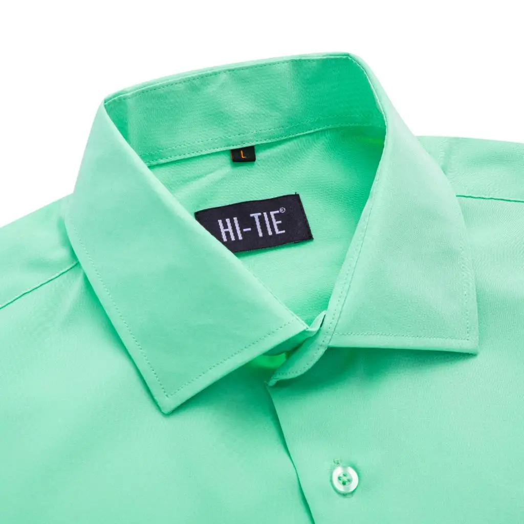 Hi-tie-女性と男性のためのエレガントなポロシャツ,無地,長袖,アウターウェア,柔らかく通気性,エレガントな結婚式のビジネス