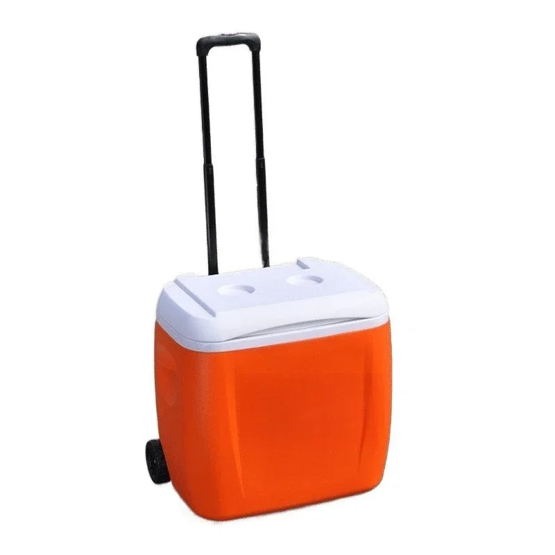 Outdoor incubator, commercial stall, sea fishing vehicle fresh-keeping and cold-keeping refrigerator, ice bucket with wheels