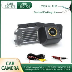 AHD Car Rear view Reverse Camera For Volkswagen Scirocco CC Golf 6 2010-2012 Polo 6R Magotan 2011-2013 Beetle R-Line 2012-2014