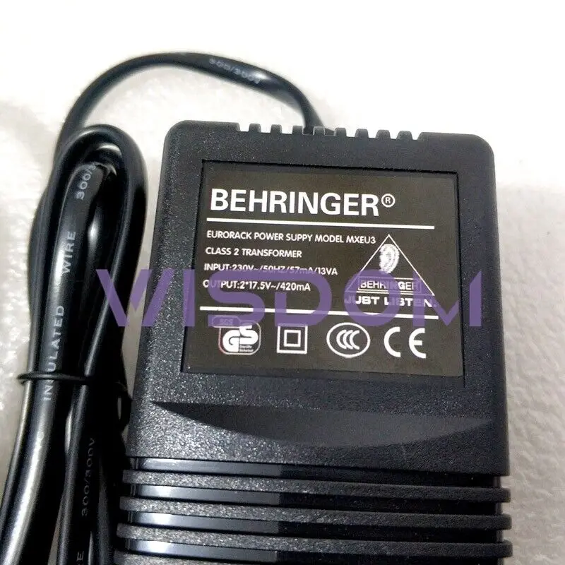 1ชิ้นใหม่สำหรับ UB1002ผสม Behringer 1202อะแดปเตอร์ไฟภายนอก XENYX 3เย็บ