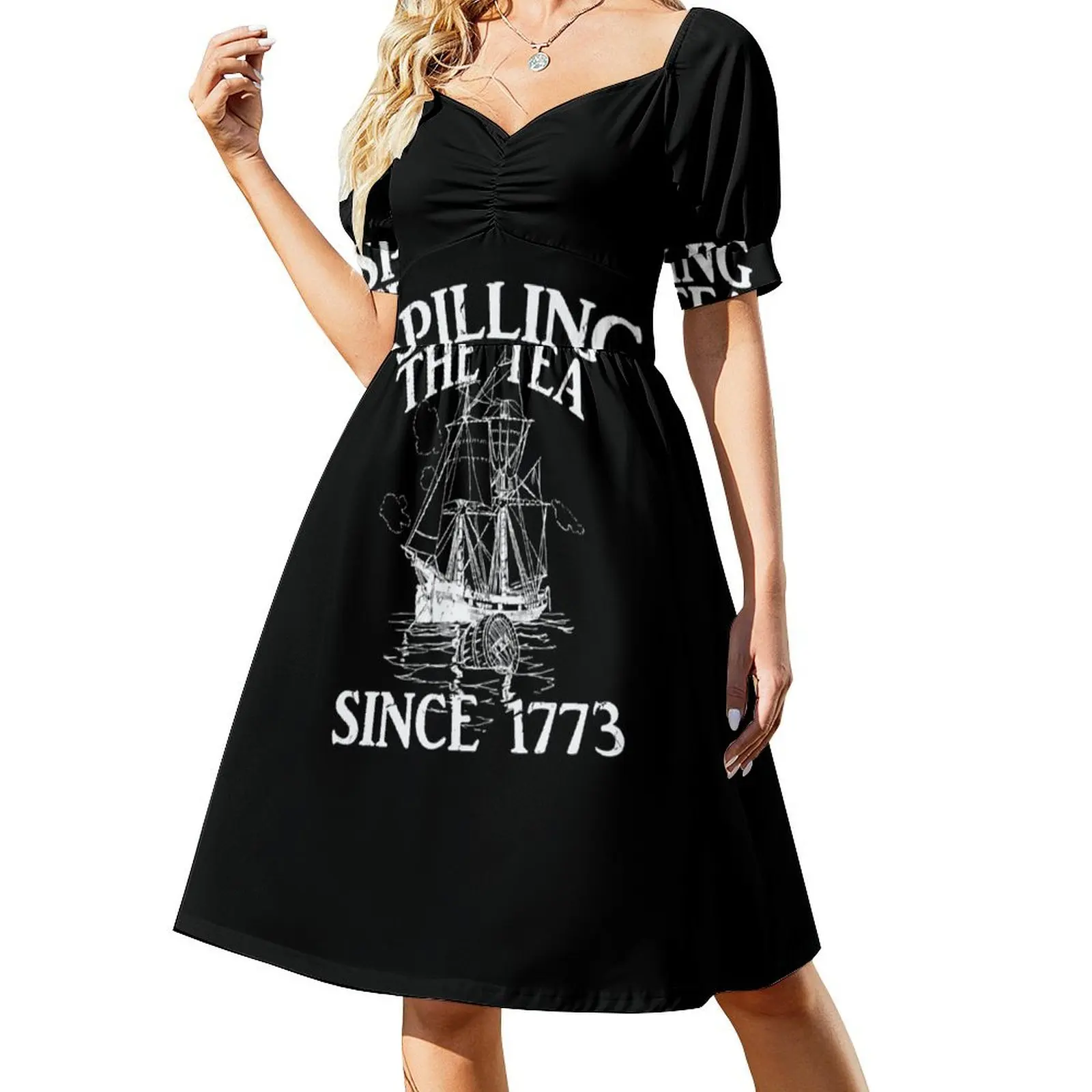 

Spilling The Tea Since 1773 American History Teacher Short Sleeved Dress Cocktail of dresses Dresses Dress