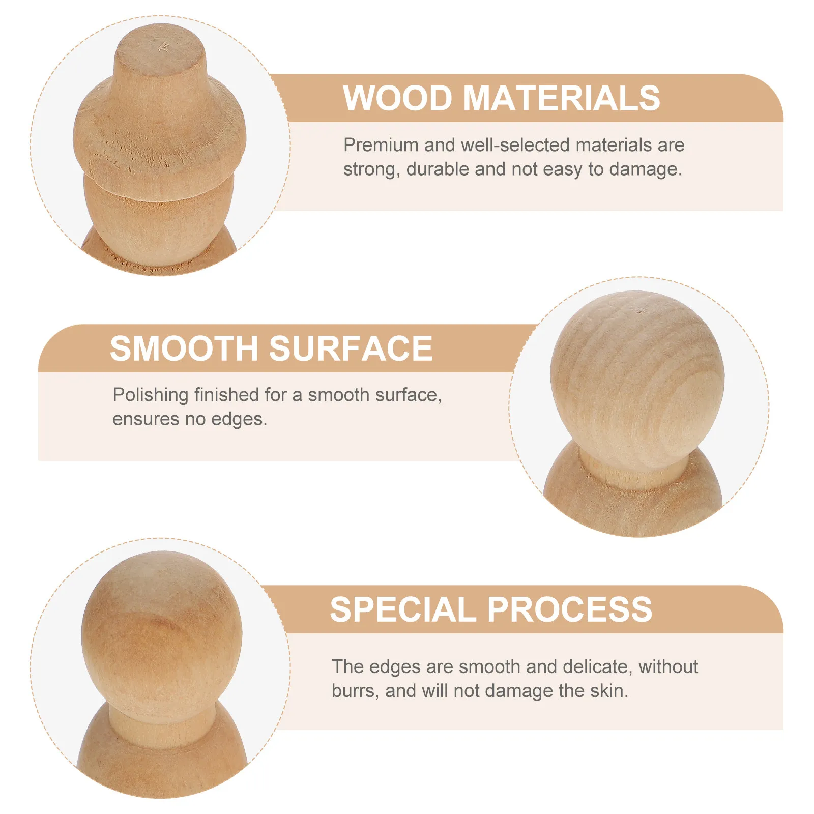 

Набор из 30 заготовок деревянных фигурок для росписи, для детского творчества и декоративно-прикладного искусства