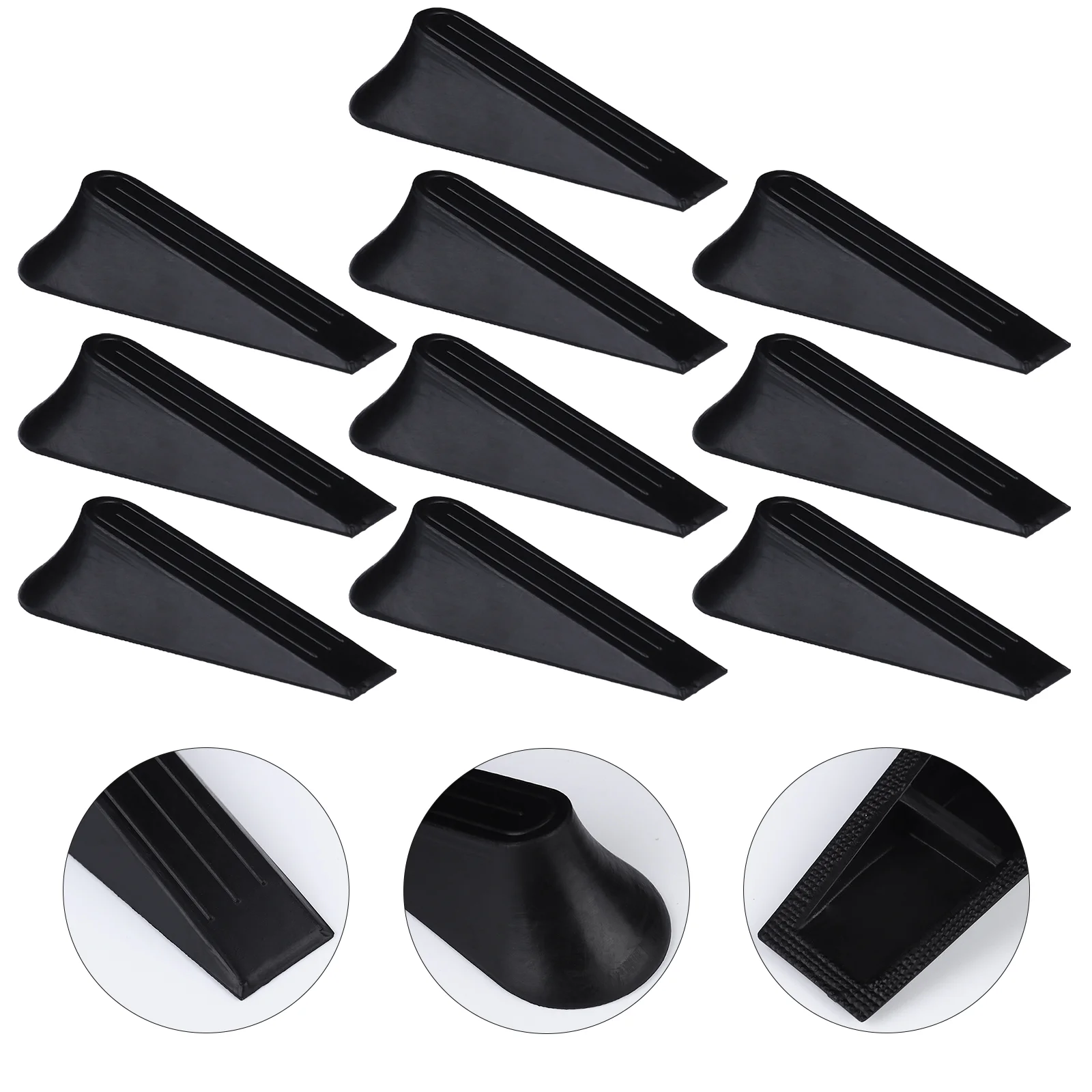 10 Pcs Door Stop Stopper for Home Rubber Wedge Ceramic Tile Protection Baby Safety Protector Child