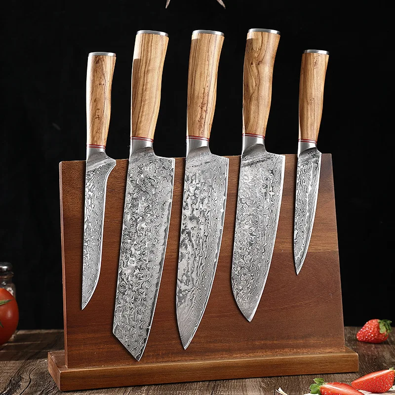 

1-5pcs Kitchen Knives 67 Layers Damascus Steel Household Slicing Knife Chef Knife Chopping Knives Sharp Fruit Knives