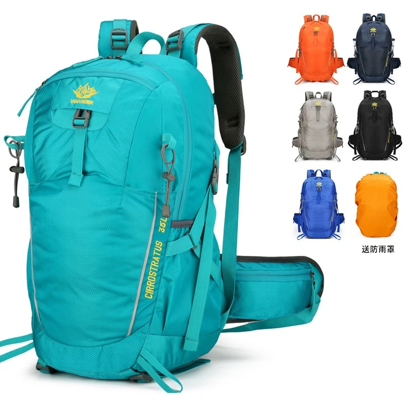Lightweight 35L Hiking Backpacks Outdoor Waterproof Trekking Climbing  Rucksacks with Rain Cover Travel Bags Camping Equipment - AliExpress 18
