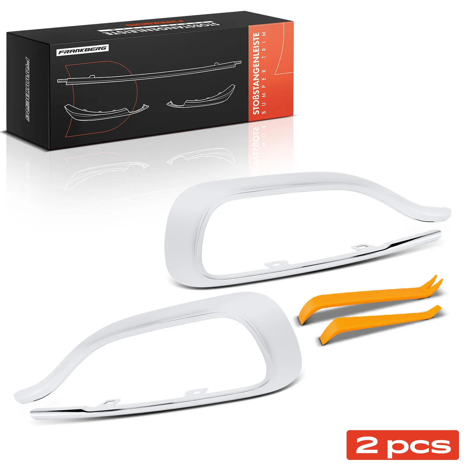 Frankberg 2x Trim Bumper Achter Links Rechts voor Alpina B7 N2 BMW 7ER N2 7B N3 N5 4.4L 2.0L 3.0L 51127369919