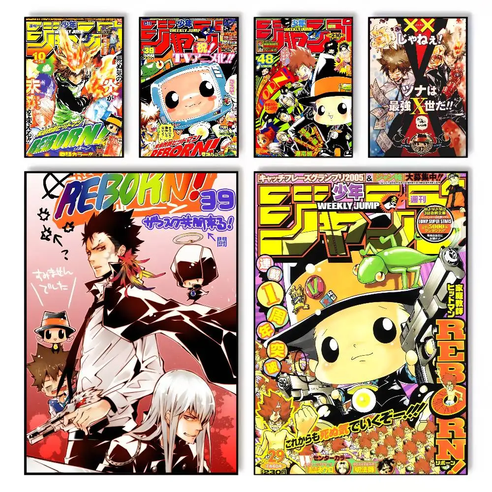 Passionate K-Katekyo Hitman R-Reborn Poster art canvas aesthetic Printing Paper Wall Art for Living Room Bar fashion Home Decor