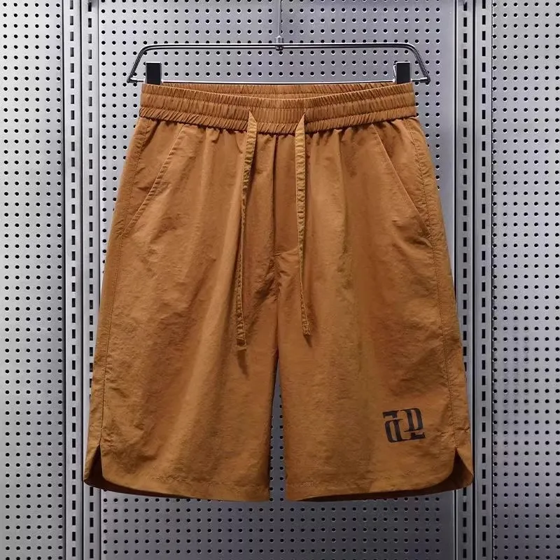

Ice Silk Thin Qui Dry Four-Quarter orts Мужские свободные повседневные баскетбольные спортивные брюки пять цветов Летние молодежные прямые брюки
