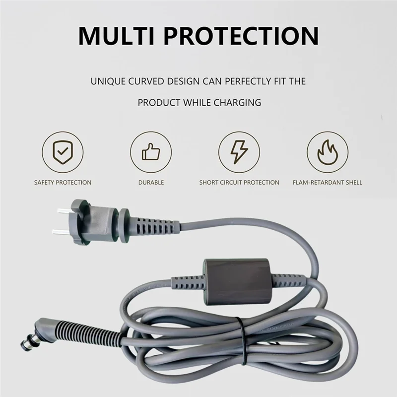 Kabel zamienny do lokówki AT51 do modelera włosów Dyson HS01/HS05, przewód zasilający, kabel do ładowarki AC z śrubokrętem