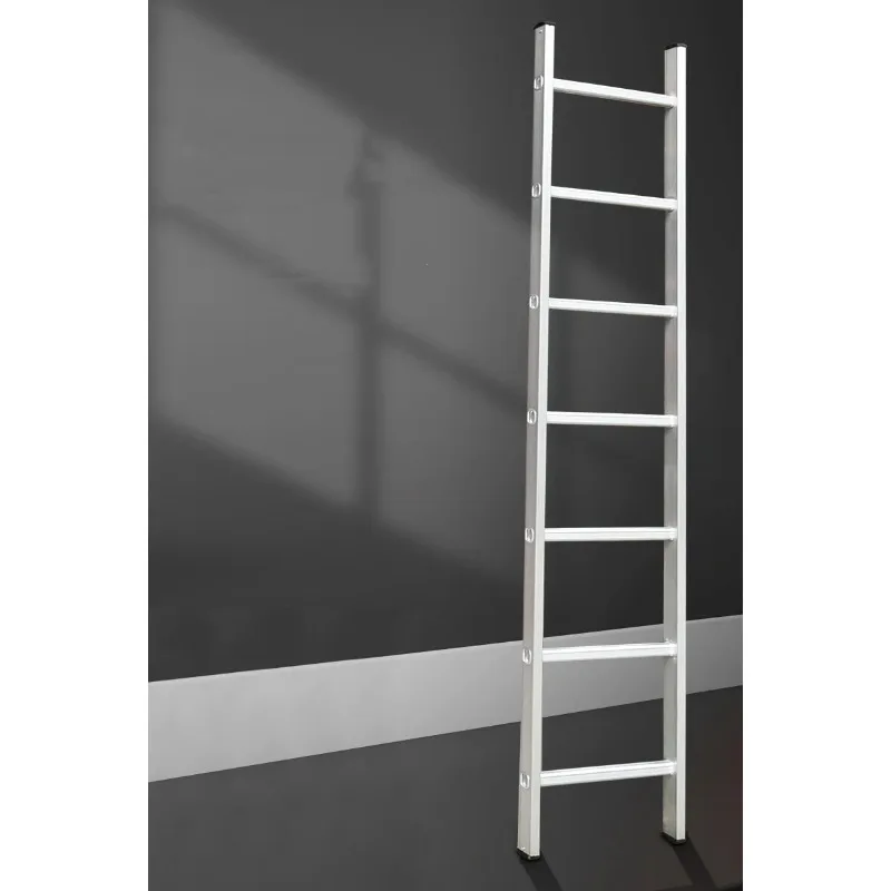 20 Step Modern Design Aluminum Straight Ladder 5.44m Nestable for Warehouse Retail or Apartment Use