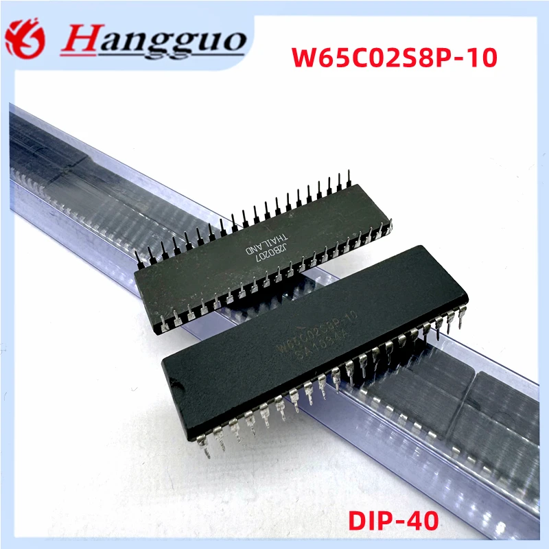 10pcs/Lot Original W65C02S8P-10 W65C02S8P W65C02 DIP-40 IC microcontroller Chip