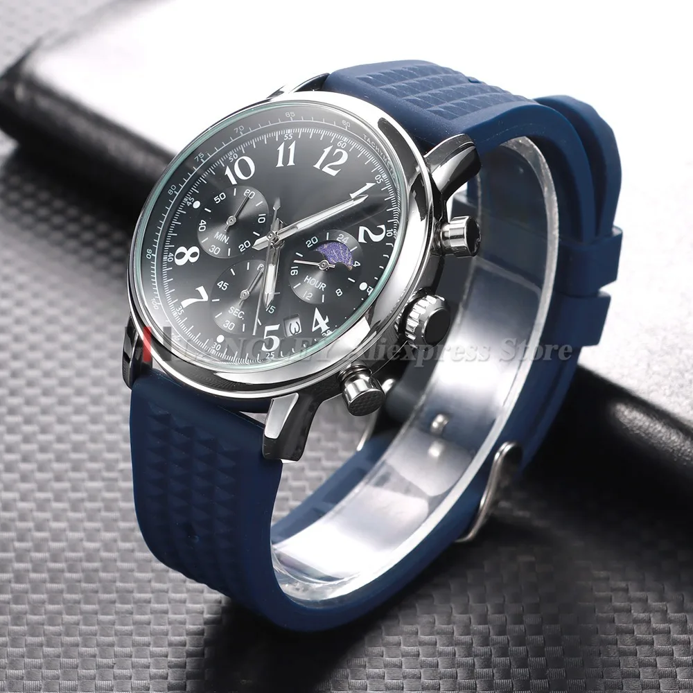 Premium Rubber Waffle Watchband for Seiko Diving 007 009 Water Ghost Abalone Universal 20mm 22mm Soft Silicone Strap Replacement image 6