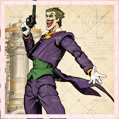 

Оригинальные комиксы Kaiyodo: Amazing Yamaguchi Revoltech The Joker Ver. Коллекционные фигурки аниме-персонажей 1,5 дюйма в наличии, модельные игрушки