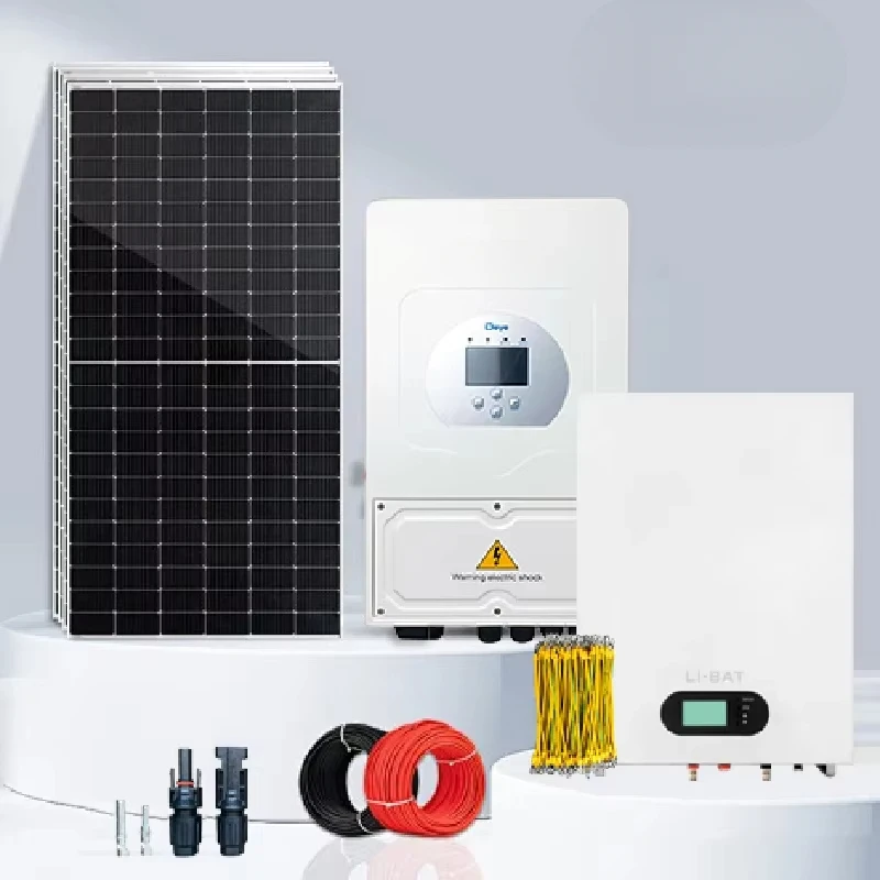 Solar Energy System 25kw 70kw 80kw PV Power Kit Free Energy Monocrystalline Silicon Panel Lithium Ion Aluminium