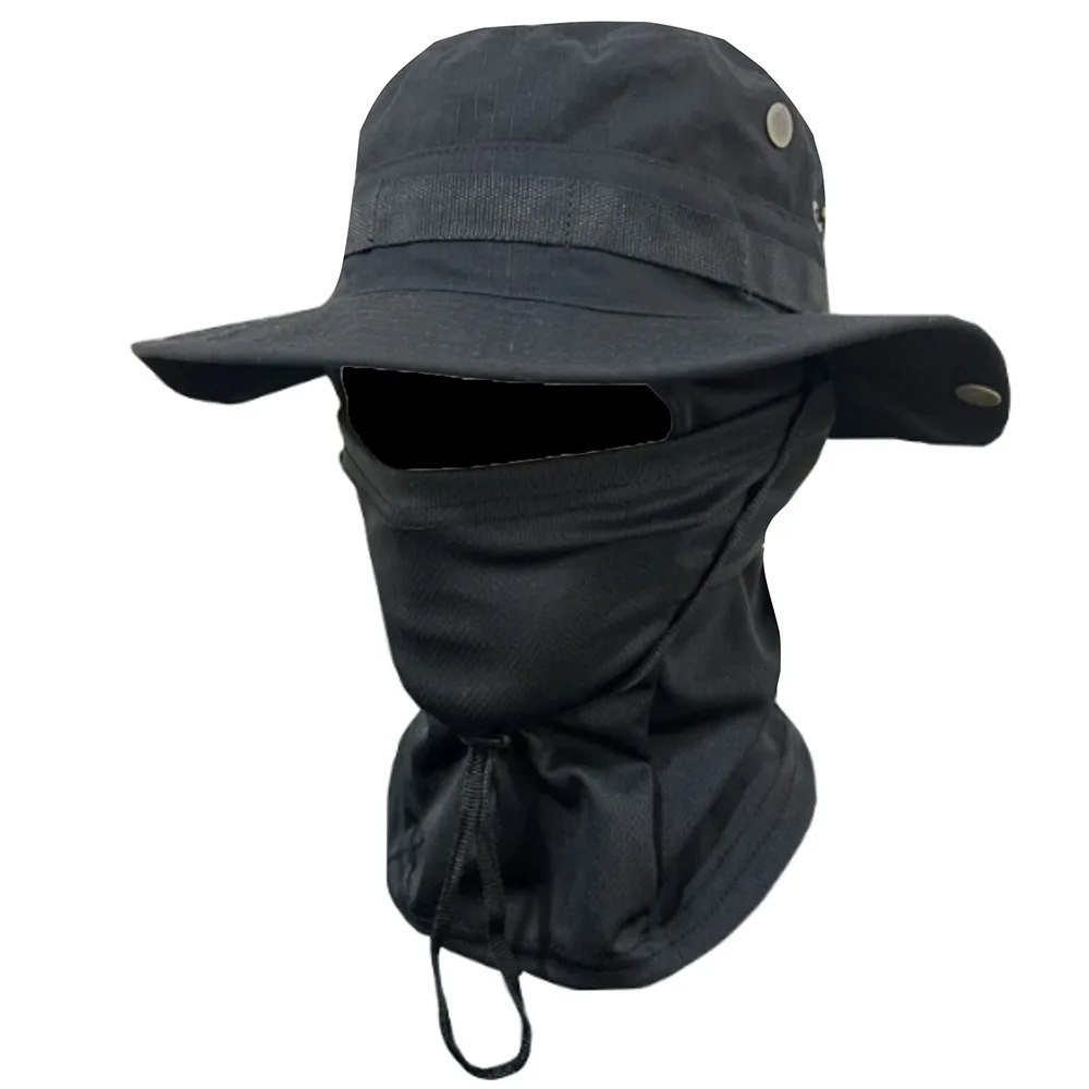 

Fashion UV Protection Balaclava Hat Face Cover Casual Fishing Boonie Hat UPF 50+ Large Balaclava Ski Mask Hiking