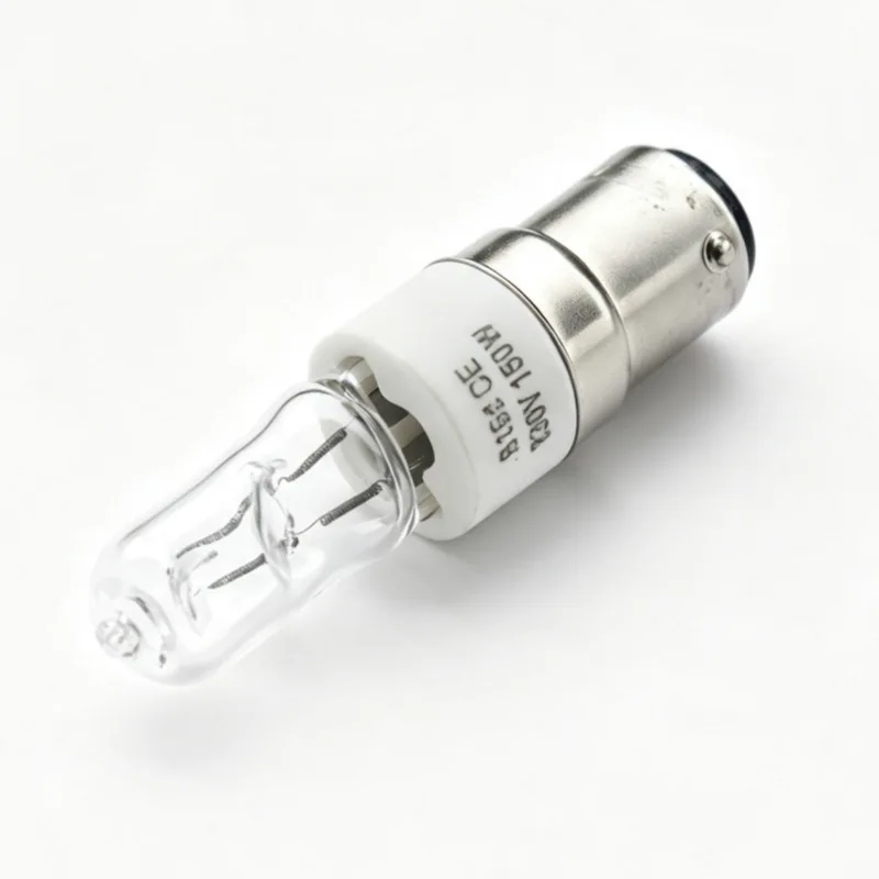 HoneyFly 5pcs Oven Halogen Lamp BA15D 230V 150W Warm White High Temperature Resistance Halogen Quartz Lamp Copper Nickel Base