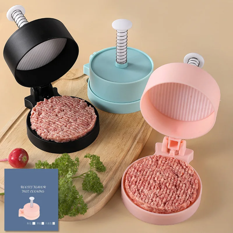 

Plastic Hamburger Multi-function Meat Press Manual Rice Ball Mold Round Auxiliary Food Pancake Mold Press Type Patty