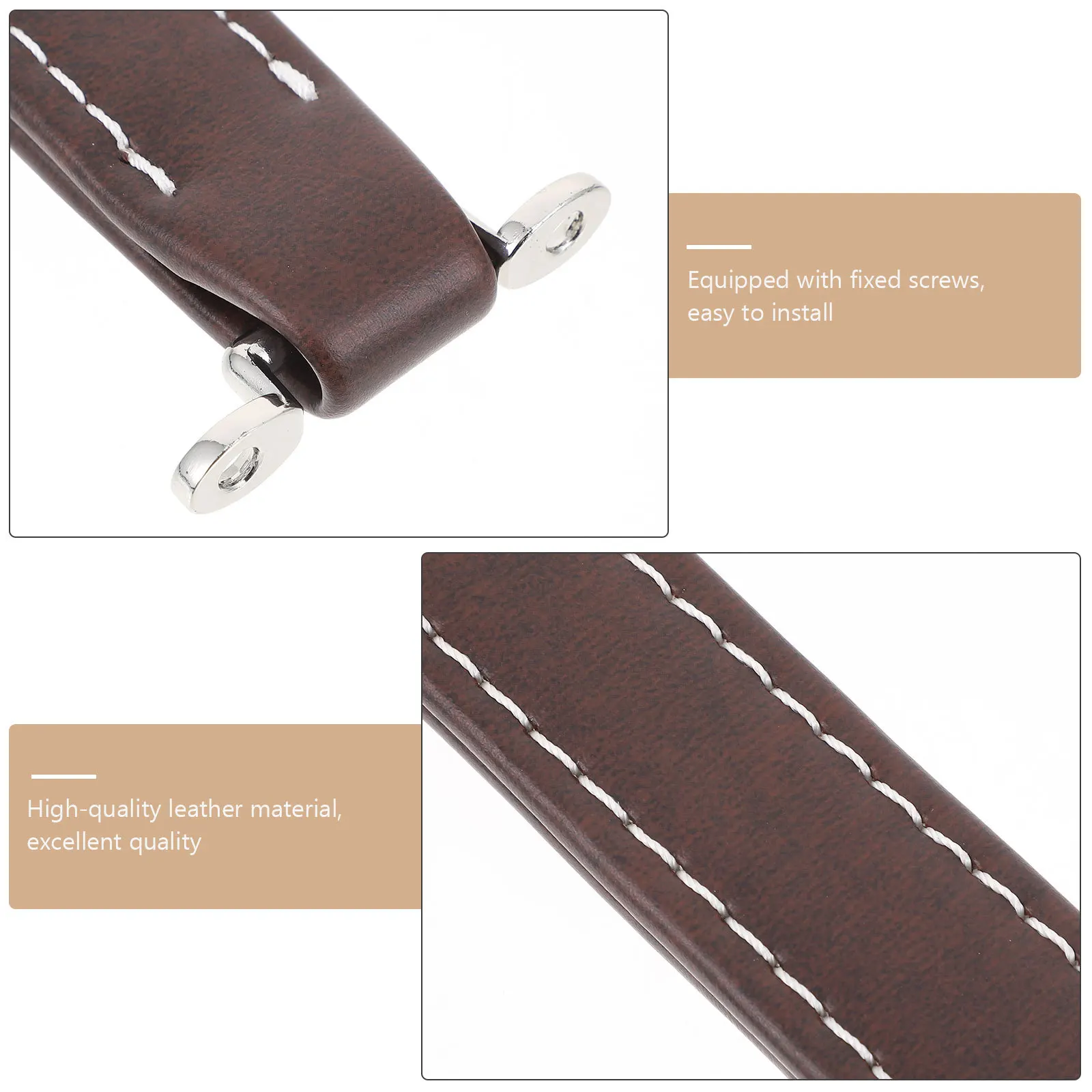 1 قطعة مقبض مكبر الصوت القهوة دائم بسيط عملي مقبض سحب مناسبة لمعدات مضخم الصوت في الأماكن المغلقة والخارجية