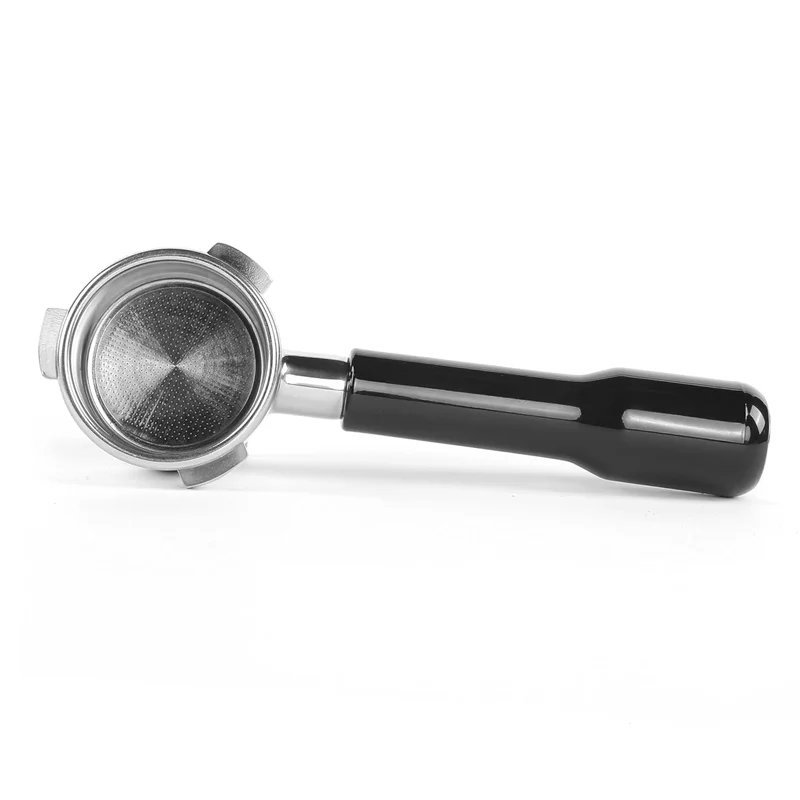 

N98R 54MM Bottomless Stainless Steel Professional Espresso Coffee Portafilter With Single And Dual Cups Filter Basket Easy Insta