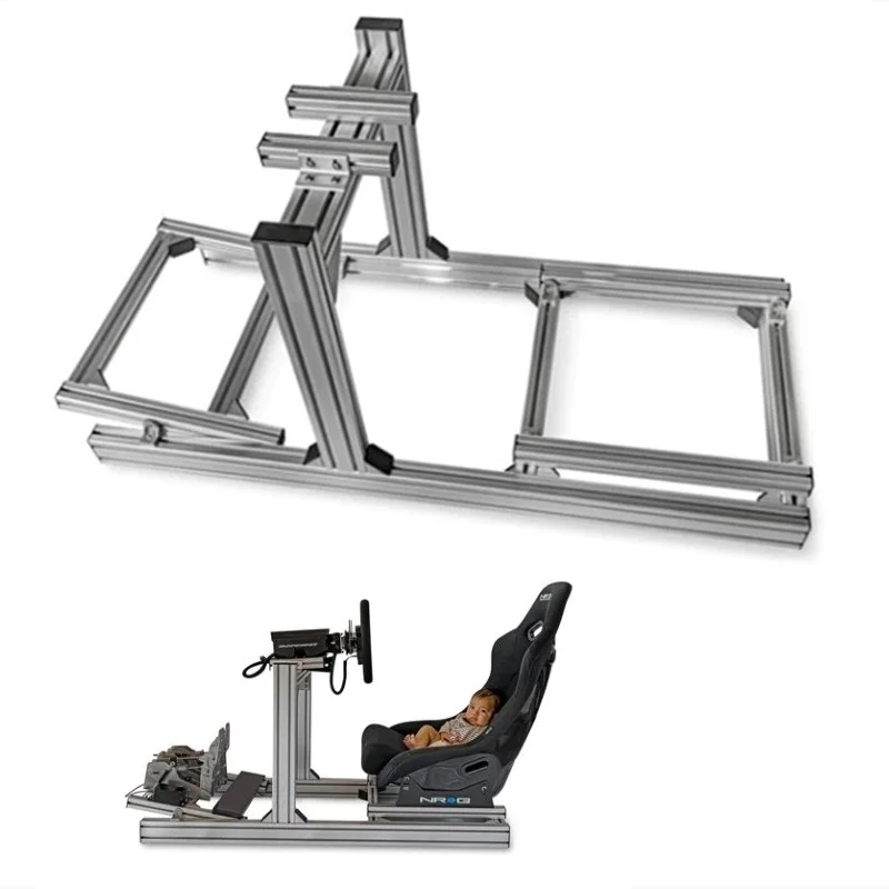 4040 4080 40120 40160 Aluminum Profiles Extrusion For  Sim Race Steering Wheel Driving Simulator Sim Racing Cockpit