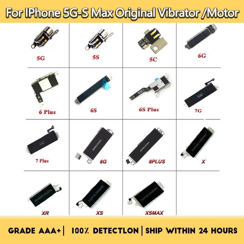 Vibrator for iPhone 5 5s 5c SE 6 6S 7 8 Plus X XS XR XS Max  Motor Repair Parts Vibrate Motor Vibrating for iphone X XS Max XR