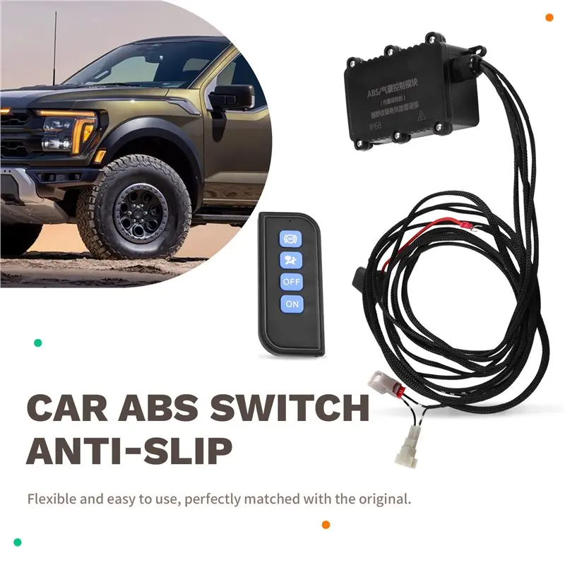 Remote Control One-Button ABS Switch Anti-Slip, Power Cut-Off Switch For Ford F150 2015-2024 Car