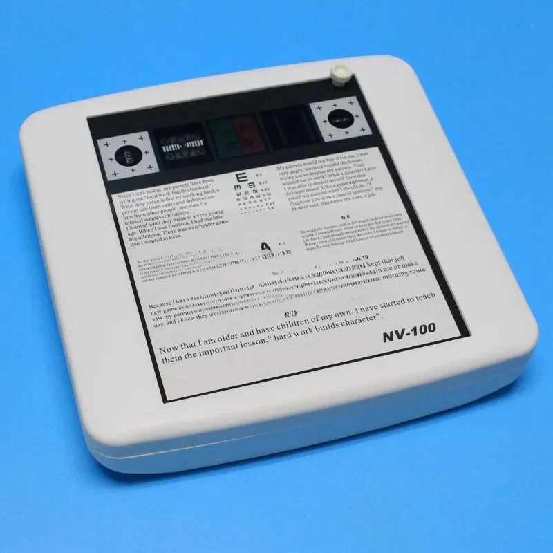 

Тестер ближнего зрения NV 100, многофункциональный бинокулярный баланс, непрерывный гетеофирия, светодиодная визуальная диаграмма для доминирования моторных глаз