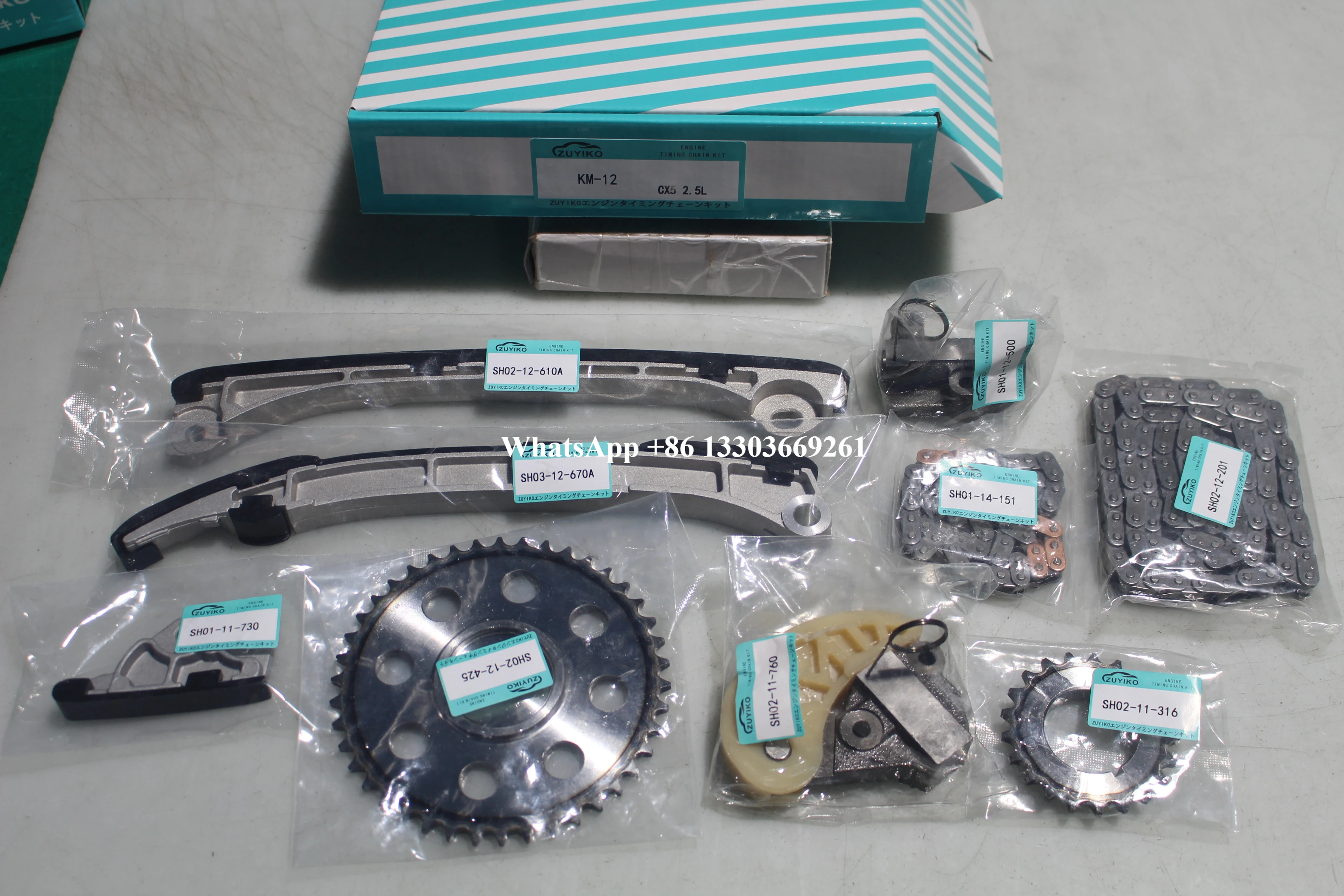 CX5 TIMING CHAIN KIT FOR MAZDA cx5 engine timing chain set SH02-12-201 KM-12