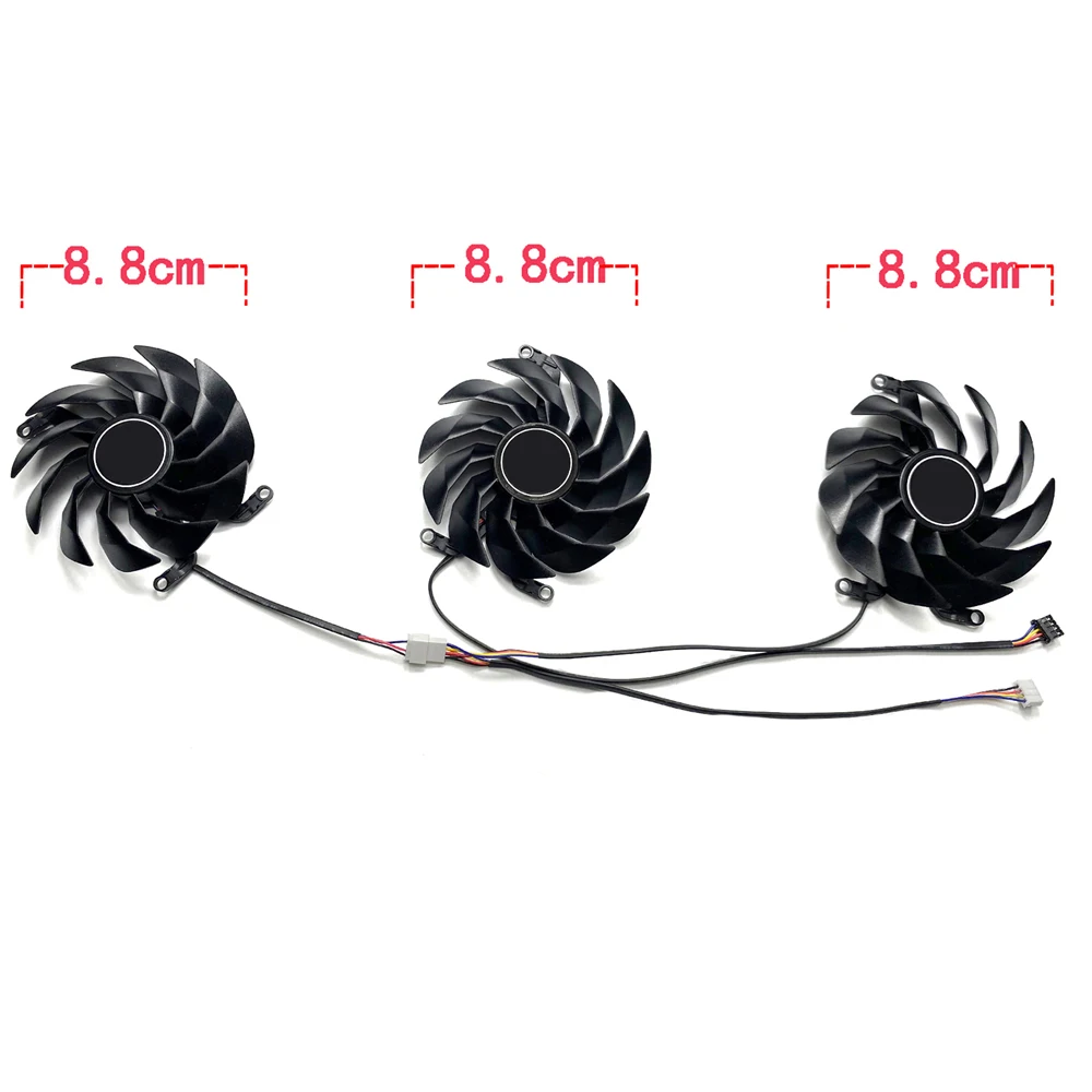 

88mm Graphic Card Fans VGA Cooling Fan Accessories for GALAXY RTX3060ti 3070 3070ti 3080 3080ti 3090 GAMER