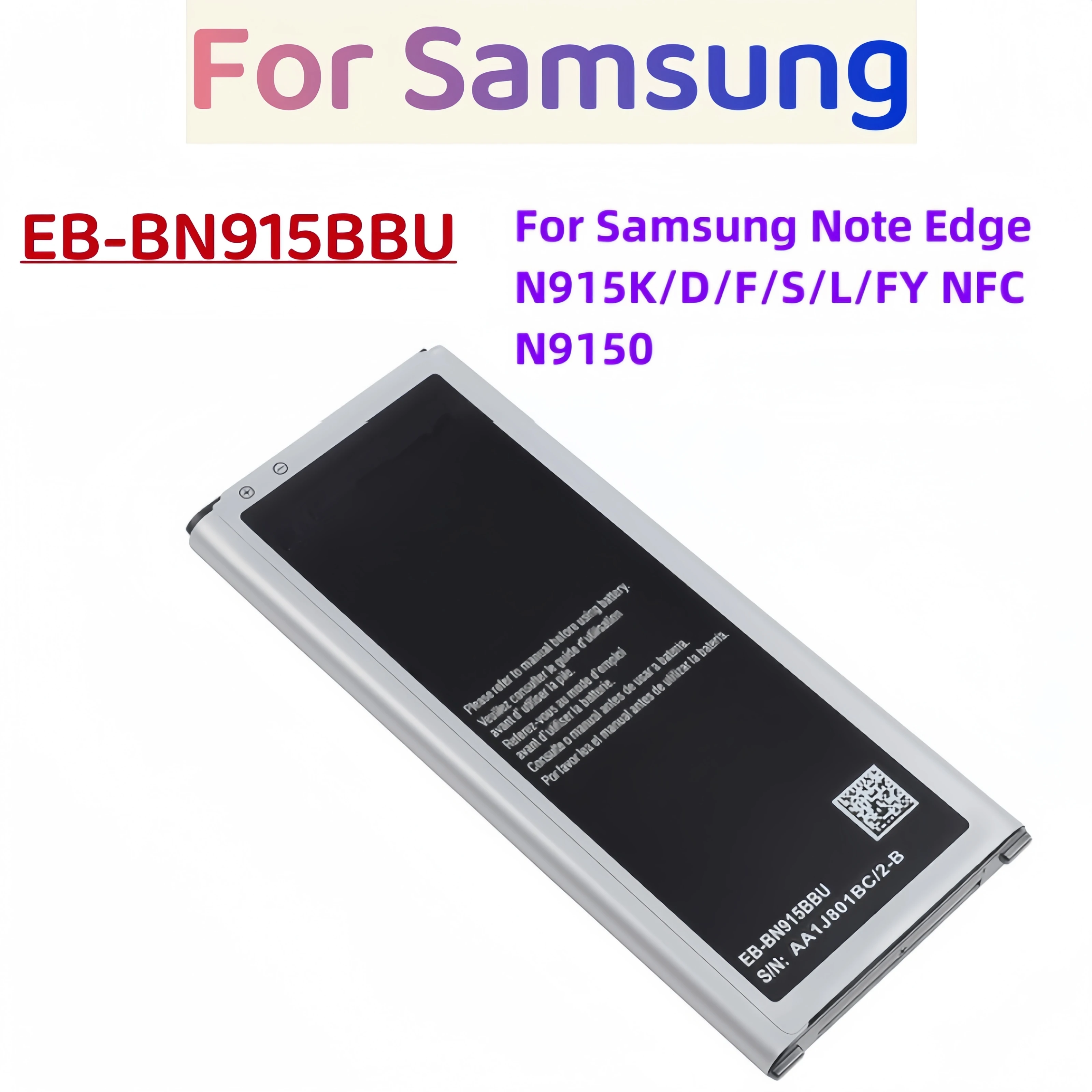 EB-BN915BBE EB-BN915BBU EB-BN915BBC Battery For Samsung Galaxy Note Edge N9150 N915K N915D N915F N915S N915L N915FY NFC 3000mAh