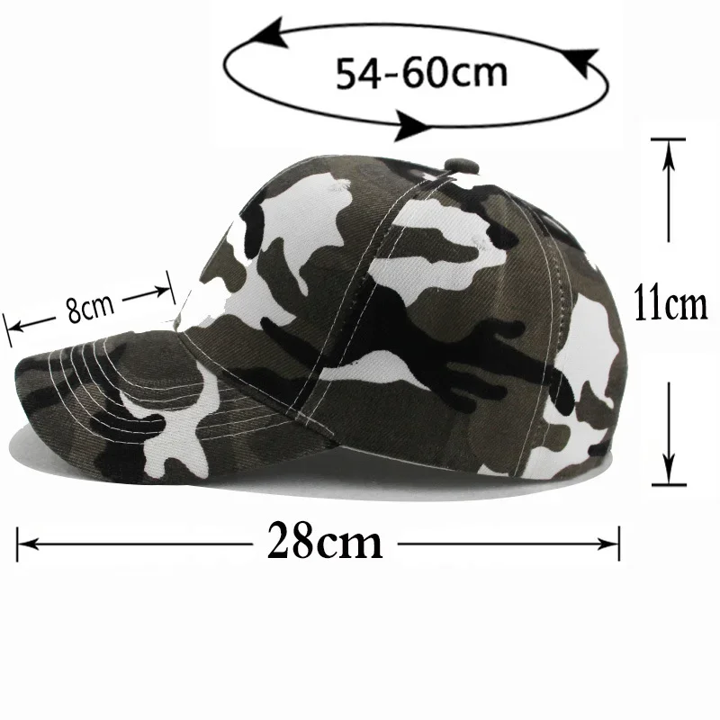 Männer Camouflage Druck Angeln Caps Outdoor Hunter Camo Casquette Hut Klettern Jagd Wandern Wüste Hüte Sport Kappen