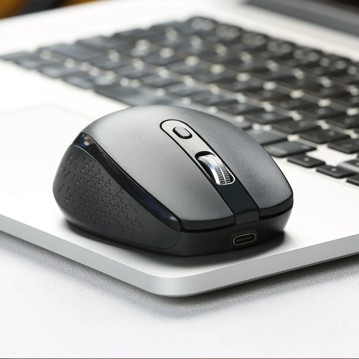 2.4G & BL Dual Mode Rechargeable Wireless Mouse, Regular Click, USB Receiver, Ergonomic Office Mice, Multi Color Options