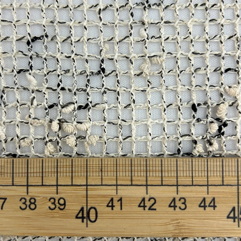 Cotton Linen Hollowed Mesh Fabric for Clothing Creative Fashion Designer Handmade Diy Sewing Material Cloth Wholesale