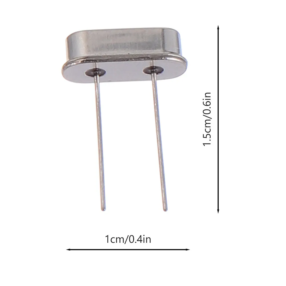 100Pcs Quartz Crystal Oscillators Passive Type High Stability Low Profile Extended Temperature Range for Communication Remote