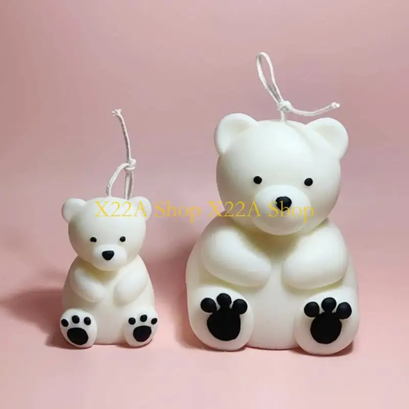 

Unique Little Bear Mold Resin Epoxy Crafts DIY Ornament Jewelry Candles Making Tool