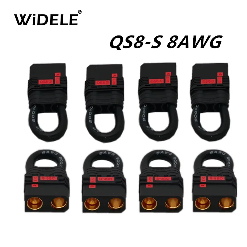 

QS8-S Female Anti-Spark Battery Connector Loop Jumper 8awg Adapter ESC run on single Battery pack