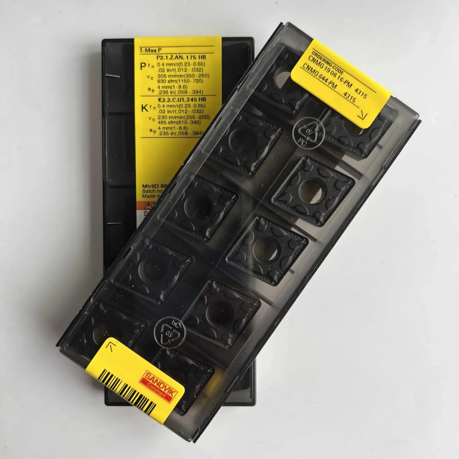 

Original SANDVIK / CNMG190616-PM 4315 / Hard alloy CNC Blade 10 Pcs