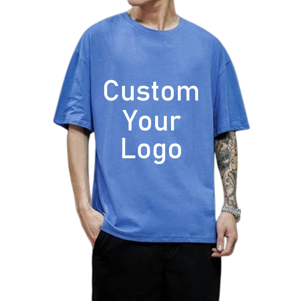 Custom Oversize T shirts Make Your Design Logo Pictures or Texts Men Women Printed Original Design Special Gifts for Friends