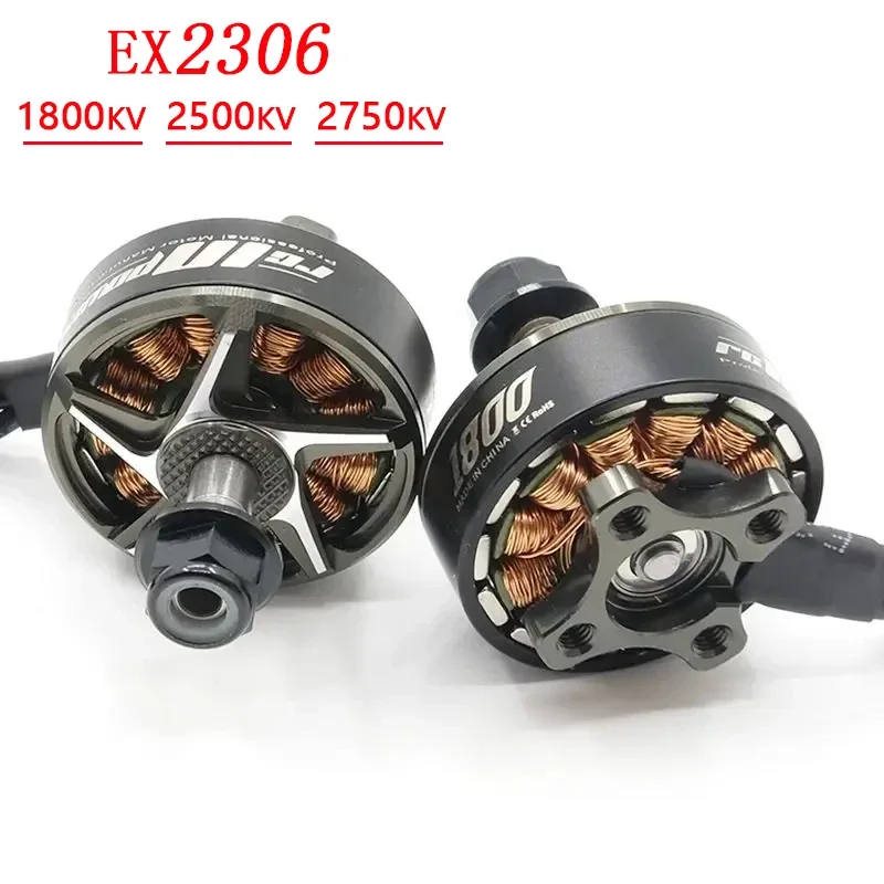 

RCINPOWER EX2306 PLUS 1800KV 5~6S 2500KV 3~5S 2750KV 3~4S Бесщеточный двигатель для RC FPV 5-дюймовый пропеллер Freestyle Racing Drone DIY
