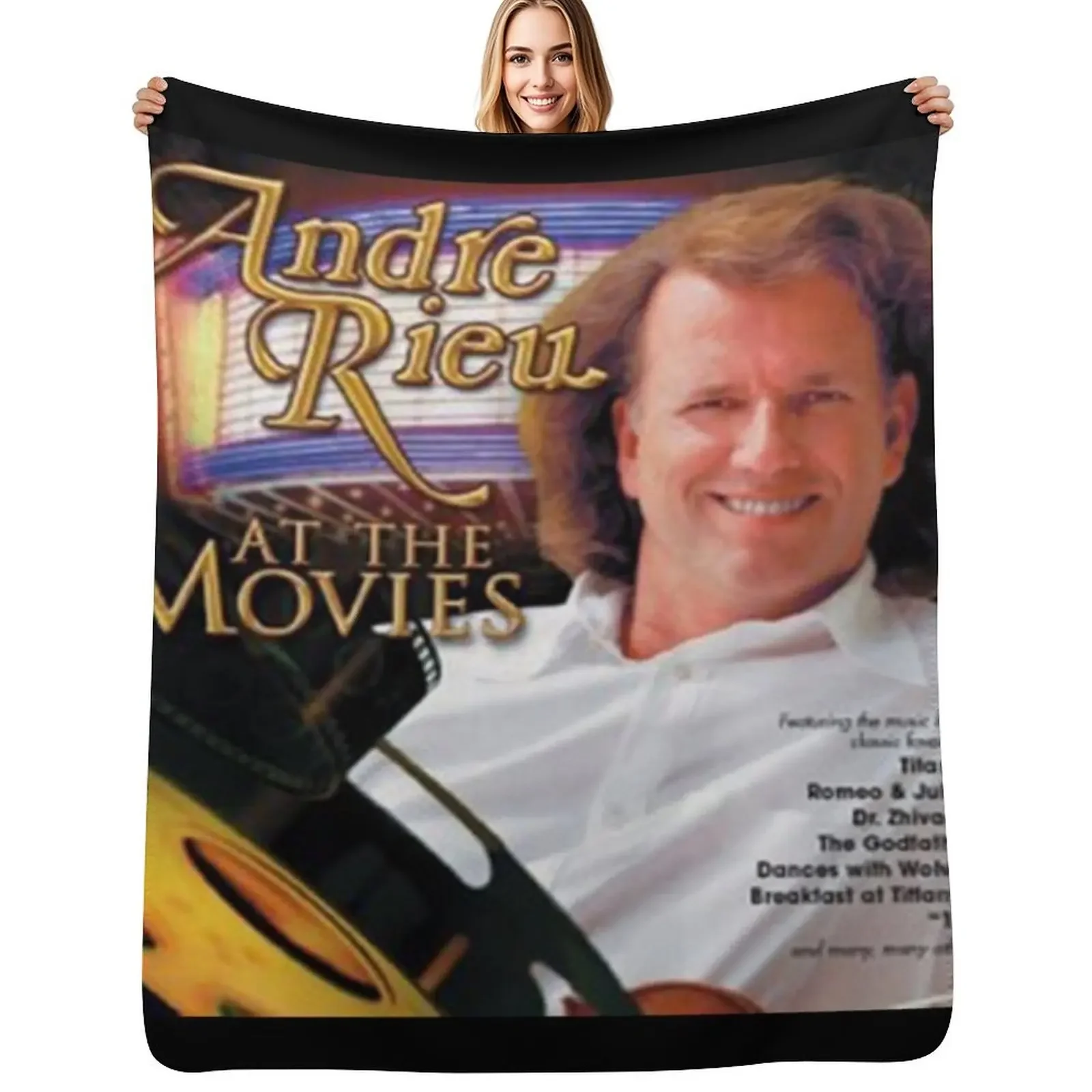 

Andre Rieu Andre RieuAt The Movies Throw Blanket anime Designers Hair Blanket