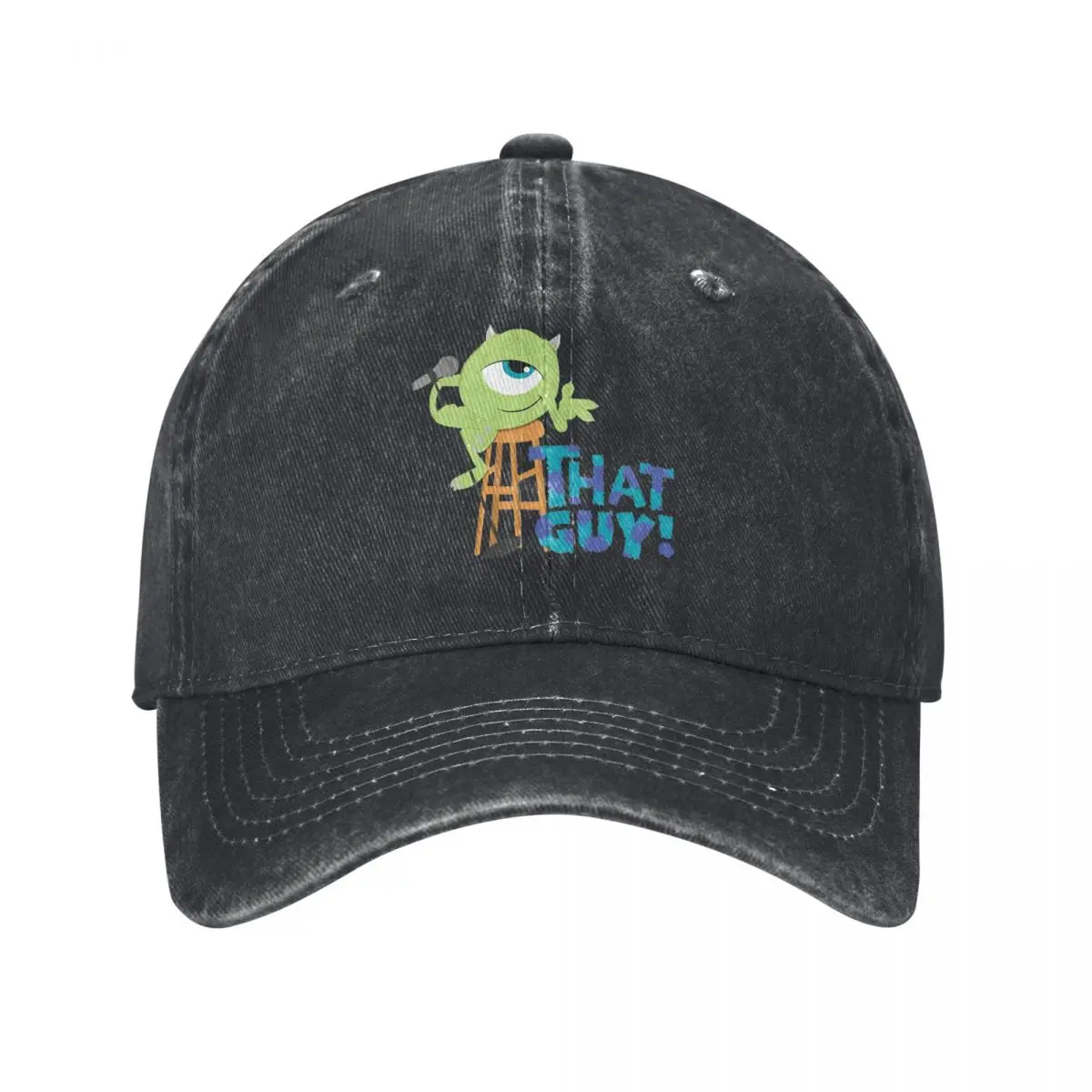 Monsters University Laugh Floor THAT GUY Baseball Caps Vintage Distressed Cotton Cartoon Snapback Hat Men Women Outdoor Hats Cap